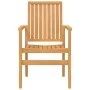 Juego de comedor para jardín 5 piezas madera maciza de teca von vidaXL, Gartensets - Ref: Foro24-3157919, Preis: 837,84 €, Ra...
