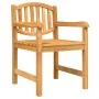 Juego de comedor para jardín 4 piezas madera maciza de teca by vidaXL, Garden sets - Ref: Foro24-3157944, Price: 731,34 €, Di...