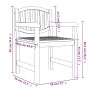Juego de comedor para jardín 4 piezas madera maciza de teca by vidaXL, Garden sets - Ref: Foro24-3157944, Price: 731,34 €, Di...