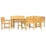 5-teiliges Garten-Essset aus massivem Teakholz von vidaXL, Gartensets - Ref: Foro24-3157945, Preis: 1,00 €, Rabatt: %