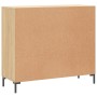 Sideboard aus Sonoma-Eichenholzwerkstoff, 90 x 34 x 80 cm von vidaXL, Sideboards - Ref: Foro24-828111, Preis: 92,37 €, Rabatt: %