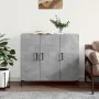 Betongraues Sideboard aus Holzwerkstoff, 90 x 34 x 80 cm von vidaXL, Sideboards - Ref: Foro24-828112, Preis: 89,56 €, Rabatt: %