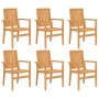Garten-Essgruppe 7-teilig aus massivem Teakholz von vidaXL, Gartensets - Ref: Foro24-3157918, Preis: 1,00 €, Rabatt: %