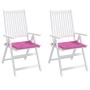 Cojines para silla de jardín 2 uds tela rosa 50x50x3 cm by vidaXL, Cushions for chairs and sofas - Ref: Foro24-361092, Price:...