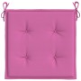Gartenstuhlkissen, 2 Stück, rosa Stoff, 50x50x3 cm. von vidaXL, Kissen für Stühle und Sofas - Ref: Foro24-361092, Preis: 26,9...