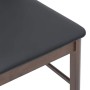 Sillas de comedor con cojines 2 uds madera maciza marrón caucho