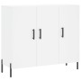 Weißes Sideboard aus Holzwerkstoff, 90 x 34 x 80 cm von vidaXL, Sideboards - Ref: Foro24-828116, Preis: 104,87 €, Rabatt: %