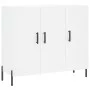 White engineered wood sideboard 90x34x80 cm by vidaXL, Sideboards - Ref: Foro24-828116, Price: 102,84 €, Discount: %