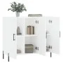White engineered wood sideboard 90x34x80 cm by vidaXL, Sideboards - Ref: Foro24-828116, Price: 102,84 €, Discount: %