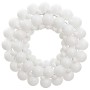 White polystyrene Christmas wreath 45 cm by vidaXL, Festive decorations - Ref: Foro24-356126, Price: 18,68 €, Discount: %