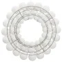 Corona de Navidad poliestireno blanca 45 cm de vidaXL, Adornos festivos - Ref: Foro24-356126, Precio: 18,53 €, Descuento: %