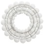 Weißer Weihnachtskranz aus Polystyrol, 45 cm von vidaXL, Festliche Dekorationen - Ref: Foro24-356126, Preis: 18,68 €, Rabatt: %