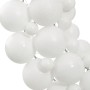Weißer Weihnachtskranz aus Polystyrol, 45 cm von vidaXL, Festliche Dekorationen - Ref: Foro24-356126, Preis: 18,68 €, Rabatt: %