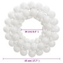 White polystyrene Christmas wreath 45 cm by vidaXL, Festive decorations - Ref: Foro24-356126, Price: 18,68 €, Discount: %