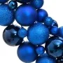 Blue polystyrene Christmas wreath 45 cm by vidaXL, Festive decorations - Ref: Foro24-356129, Price: 37,82 €, Discount: %