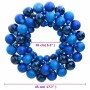 Blue polystyrene Christmas wreath 45 cm by vidaXL, Festive decorations - Ref: Foro24-356129, Price: 37,82 €, Discount: %