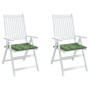 Stuhlkissen 2 Stk. Stoff mit Blattmuster 40x40x3 cm von vidaXL, Kissen für Stühle und Sofas - Ref: Foro24-361023, Preis: 24,3...