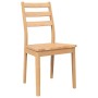 Sillas de comedor 2 uds madera maciza natural caucho