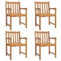 Juego de comedor de jardín 5 piezas madera maciza de acacia by vidaXL, Garden sets - Ref: Foro24-3206277, Price: 531,36 €, Di...