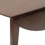 Mesa de comedor de madera maciza de caucho marrón en Mesas de cocina y de comedor | Comprar online en Foro24