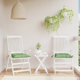 Chair cushions 2 pcs fabric leaf print 40x40x7 cm by vidaXL, Cushions for chairs and sofas - Ref: Foro24-361498, Price: 24,20...