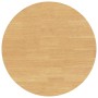 Mesa de comedor natural madera maciza roble caucho en Mesas de cocina y de comedor | Comprar online en Foro24