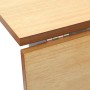 Mesa de comedor de madera maciza de caucho blanco en Mesas de cocina y de comedor | Comprar online en Foro24