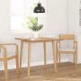 Dining Table Natural Solid Wood Rubber