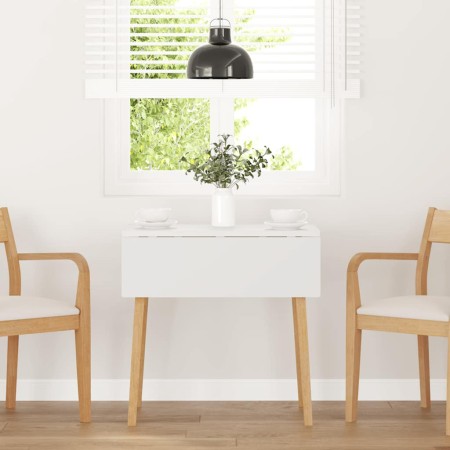 Dining Table Natural Solid Wood Rubber en Mesas de cocina y de comedor | Comprar online en Foro24