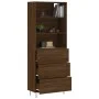 Hohes Sideboard aus braunem Eichensperrholz, 69,5 x 34 x 180 cm von vidaXL, Sideboards - Ref: Foro24-3189380, Preis: 150,12 €...