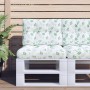 Palettenkissen, 2 Stück, Blattmuster-Stoff von vidaXL, Kissen für Stühle und Sofas - Ref: Foro24-360685, Preis: 52,31 €, Raba...