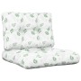 Palettenkissen, 2 Stück, Blattmuster-Stoff von vidaXL, Kissen für Stühle und Sofas - Ref: Foro24-360685, Preis: 52,31 €, Raba...