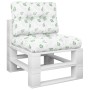 Palettenkissen, 2 Stück, Blattmuster-Stoff von vidaXL, Kissen für Stühle und Sofas - Ref: Foro24-360685, Preis: 52,31 €, Raba...