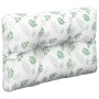 Palettenkissen, 2 Stück, Blattmuster-Stoff von vidaXL, Kissen für Stühle und Sofas - Ref: Foro24-360685, Preis: 52,31 €, Raba...