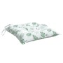 Cojines de silla 4 uds tela Oxford estampado hojas 50x50x7 cm by vidaXL, Cushions for chairs and sofas - Ref: Foro24-361553, ...