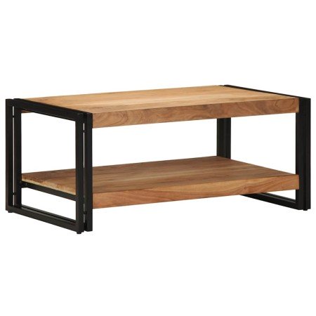 Mesa de centro madera maciza de acacia 90x50x38 cm en Mesas de centro | Comprar online en Foro24