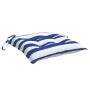 Cojines de silla 6 uds tela Oxford rayas azul blanco 50x50x7 cm de vidaXL, Cojines para sillas y sofás - Ref: Foro24-361545, ...