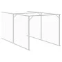 Hundehütte mit Dach, hellgrau, verzinkter Stahl, 117 x 1221 x 123 cm von vidaXL, Hundehütten - Ref: Foro24-3189068, Preis: 58...