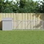 Hundehütte aus verzinktem Stahl mit Dach hellgrau 117x813x123cm von vidaXL, Hundehütten - Ref: Foro24-3189066, Preis: 463,09 ...