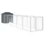 Hundehütte mit grau verzinktem Stahldach 117x609x123 cm von vidaXL, Hundehütten - Ref: Foro24-3189060, Preis: 359,19 €, Rabat...
