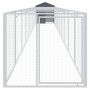Hundehütte mit grau verzinktem Stahldach 117x1017x123 cm von vidaXL, Hundehütten - Ref: Foro24-3189062, Preis: 521,90 €, Raba...