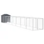 Caseta perros con tejado acero galvanizado gris 117x813x123 cm von vidaXL, Hundehütten - Ref: Foro24-3189061, Preis: 434,84 €...