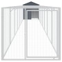 Caseta perros con tejado acero galvanizado gris 117x813x123 cm von vidaXL, Hundehütten - Ref: Foro24-3189061, Preis: 444,38 €...