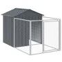 Caseta perros con tejado acero galvanizado gris 117x813x123 cm von vidaXL, Hundehütten - Ref: Foro24-3189061, Preis: 434,84 €...