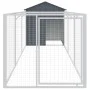 Hundehütte mit grau verzinktem Stahldach 117x405x123 cm von vidaXL, Hundehütten - Ref: Foro24-3189059, Preis: 289,55 €, Rabat...