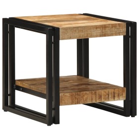 Mesa de Café Marrón 40 x 40 x 38 cm madera maciza de mango