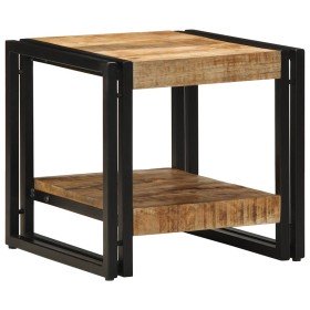 Mesa de Café Marrón 40 x 40 x 38 cm madera maciza de mango