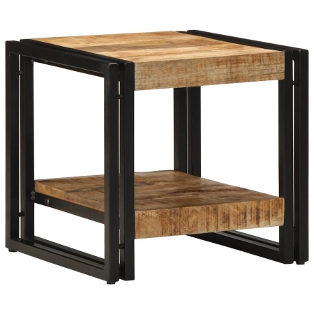 Mesa de Café Marrón 40 x 40 x 38 cm madera maciza de mango