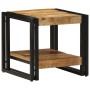 Mesa de Café Marrón 40 x 40 x 38 cm madera maciza de mango