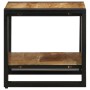 Mesa de Café Marrón 40 x 40 x 38 cm madera maciza de mango